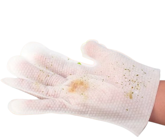 Luva Umedecida para Pets - Banho a Seco e Pele Hidratada